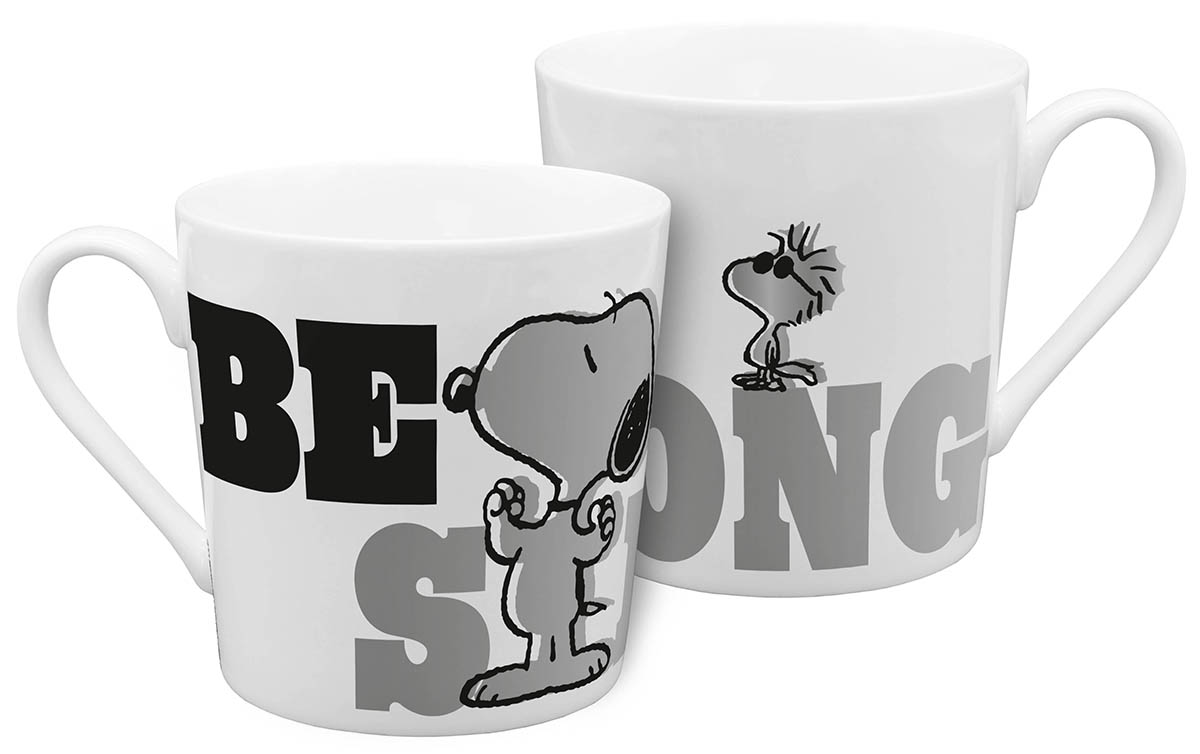 Peanuts Tasse Be Strong - Snoopy + Woodstock