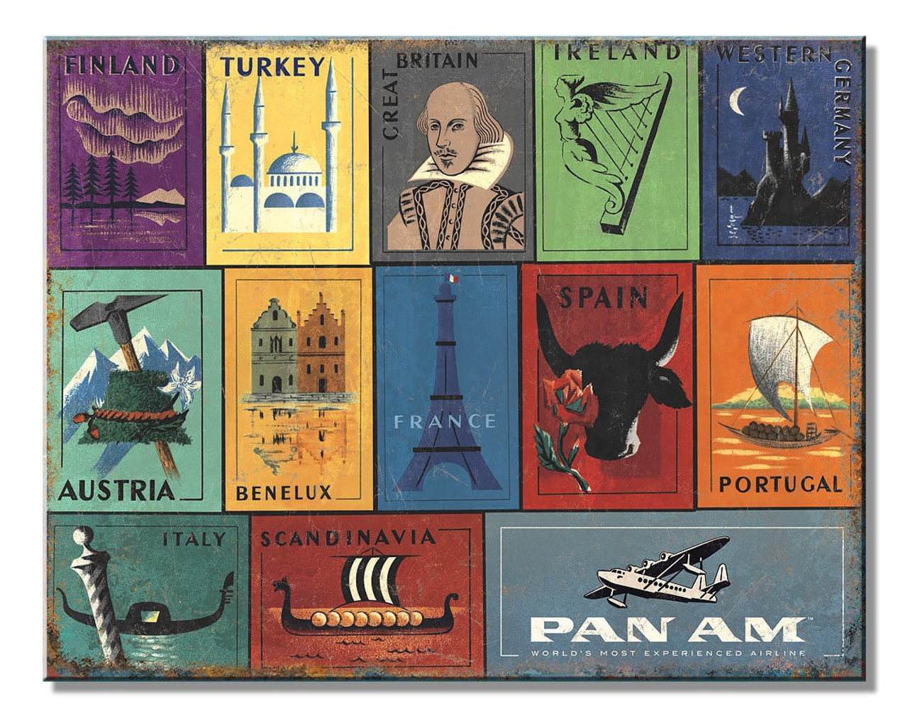 PAN AM - Euro Stamps